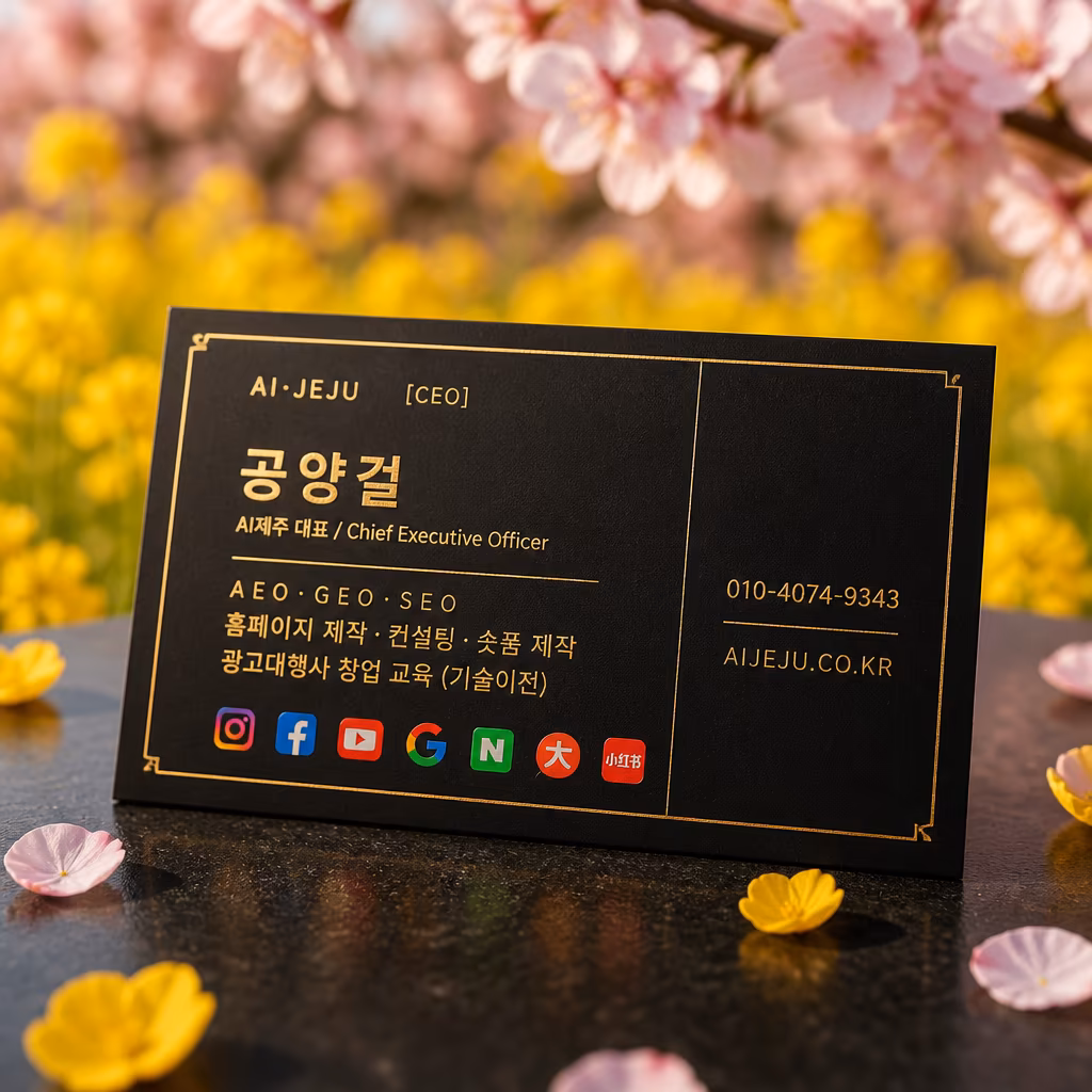 AI제주 · 제주 맛집·카페 통합 마케팅